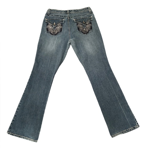 NINE WEST ANNA BLING BOOTCUT JEANS - Picture 3 of 8